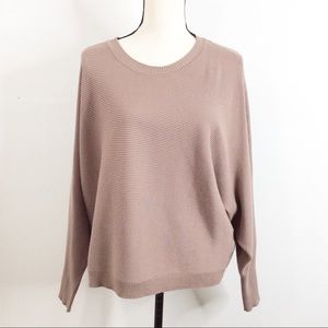 Forever 21 Asymmetrical Knit Sweater Top | Large